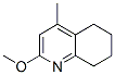 퀴놀린,5,6,7,8-테트라히드로-2-메톡시-4-메틸-(9CI) 구조식 이미지