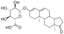 (2S,3S,4S,5R,6S)-6-[[(10R,13S)-10,13-dimethyl-17-oxo-1,2,7,8,9,11,12,14,15,16-decahydrocyclopenta[a]phenanthren-3-yl]oxy]-3,4,5-trihydroxy-oxane-2-carboxylic acid Structure
