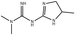 Guanidine, N-(4,5-dihydro-4-methyl-1H-imidazol-2-yl)-N,N-dimethyl- (9CI) Structure