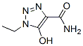 1H-1,2,3-Triazole-4-carboxamide, 1-ethyl-5-hydroxy- (9CI) 구조식 이미지