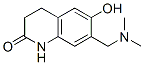 2(1H)-Quinolinone, 7-[(dimethylamino)methyl]-3,4-dihydro-6-hydroxy- (9CI) 구조식 이미지