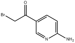 Ethanone, 1-(6-amino-3-pyridinyl)-2-bromo- (9CI) Structure