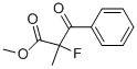 Benzenepropanoic acid, alpha-fluoro-alpha-methyl-beta-oxo-, methyl ester (9CI) Structure