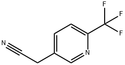 3-PYRIDINEACETONITRILE, 6-(TRIFLUOROMETHYL)- Structure