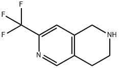 7-Trifluoromethyl-1,2,3,4-tetrahydro-[2,6]naphthyridine Structure