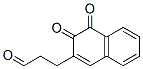 2-Naphthalenepropanal, 3,4-dihydro-3,4-dioxo- (9CI) Structure