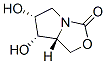 1H,3H-Pyrrolo[1,2-c]oxazol-3-one,tetrahydro-6,7-dihydroxy-,(6R,7S,7aR)- Structure