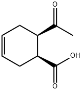 3-Cyclohexene-1-carboxylic acid, 6-acetyl-, (1S,6R)- (9CI) Structure