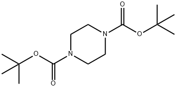 DI-TERT-BUTYLPIPERAZINE-1,4-DICARBOXYLATE Structure