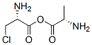 알라닐-베타-클로로알라닌 구조식 이미지