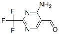 4-AMINO-2-(TRIFLUOROMETHYL)PYRIMIDINE-5-CARBALDEHYDE 구조식 이미지