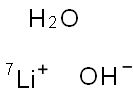 LITHIUM-7 HYDROXIDE MONOHYDRATE Structure