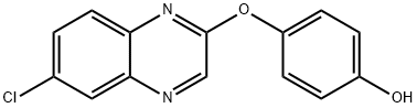 6-CHLORO-2-[(4-HYDROXYPHENYL)OXY]QUINOXALINE 구조식 이미지