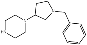 1-(1-벤질피롤리딘-3-일)-피페라진 구조식 이미지