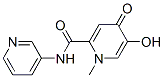 2-Pyridinecarboxamide,1,4-dihydro-5-hydroxy-1-methyl-4-oxo-N-3-pyridinyl- 구조식 이미지