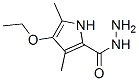 1H-Pyrrole-2-carboxylicacid,4-ethoxy-3,5-dimethyl-,hydrazide(9CI) 구조식 이미지