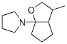 Pyrrolidine, 1-(hexahydro-3-methyl-6aH-cyclopenta[b]furan-6a-yl)- (9CI) 구조식 이미지