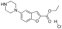 Этиловый эфир 5- (1-пиперазинил) -2-бензофуранкарбоновой кислоты Моногидрохлорид структурированное изображение