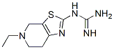 Guanidine, (5-ethyl-4,5,6,7-tetrahydrothiazolo[5,4-c]pyridin-2-yl)- (9CI) 구조식 이미지