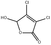 3,4-dichloro-5-hydroxyfuran-2(5H)-one 구조식 이미지