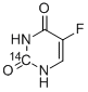 5-FLUOROURACIL, [2-14C] 구조식 이미지