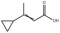 (Z)-3-cyclopropylbut-2-enoic acid Structure