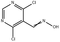4,6-디클로로-5-히드록시이미노피리미딘 구조식 이미지