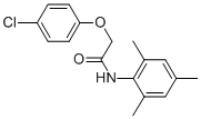 2-(4-chlorophenoxy)-N-mesitylacetamide Structure