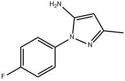 2-(4-FLUORO-PHENYL)-5-METHYL-2H-PYRAZOL-3-YLAMINE Structure