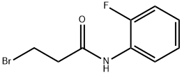 N-(3-브로모프로파노일)-2-플루오로아닐린 구조식 이미지