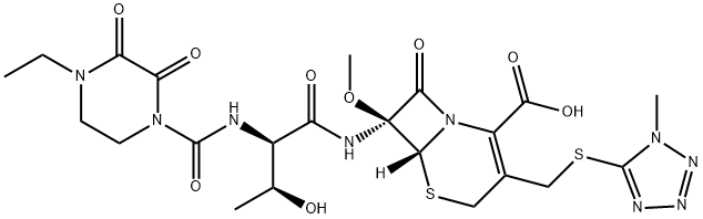 Cefbuperazone 구조식 이미지