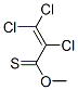 2,3,3-trichloro-1-methoxy-prop-2-ene-1-thione Structure