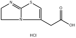5,6-dihydroiMidazo[2,1-b][1,3]thiazol-3-ylacetic acid hydrochloride (SALTDATA: HCl) Structure