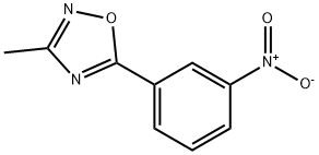 3-[4-(3-METHYL)OXADIZOLYL]-NITRO BENZENE Structure