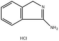 3-아미노-1H-이소인돌염화물 구조식 이미지