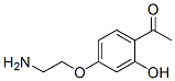 Ethanone, 1-[4-(2-aminoethoxy)-2-hydroxyphenyl]- (9CI) Structure