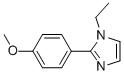 1H-Imidazole,1-ethyl-2-(4-methoxyphenyl)-(9CI) Structure