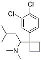 1-(1-(3,4-dichlorophenyl)cyclobutyl)-N,N,3-triMethylbutan-1-aMine 구조식 이미지
