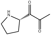 1,2-Propanedione, 1-(2-pyrrolidinyl)-, (S)- (9CI) Structure