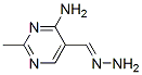 5-피리미딘카르복스알데히드,4-아미노-2-메틸-,히드라존(9CI) 구조식 이미지