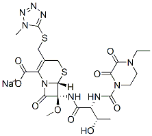 Cefbuperazone sodium 구조식 이미지