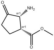 시클로펜탄카르복실산,2-아미노-3-옥소-,메틸에스테르,시스-(9CI) 구조식 이미지