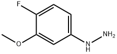 히드라진,(4-플루오로-3-메톡시페닐)-(9CI) 구조식 이미지