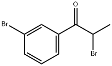 2-BROMO-1-(3-BROMOPHENYL)-1-PROPANONE Structure