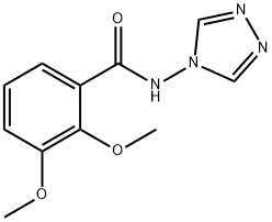 Benzamide, 2,3-dimethoxy-N-4H-1,2,4-triazol-4-yl- (9CI) 구조식 이미지