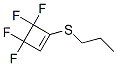 시클로부텐,3,3,4,4-테트라플루오로-1-(프로필티오)-(9CI) 구조식 이미지