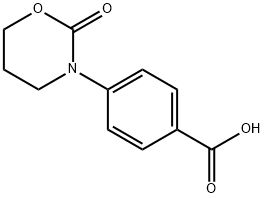 4-(2-옥소-1,3-옥사지난-3-일)벤조산 구조식 이미지