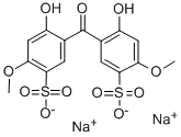 Disodium 2,2'-dihydroxy-4,4'-dimethoxy-5,5'-disulfobenzophenone Structure