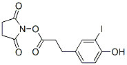 1-[3-(4-Hydroxy-3-iodophenyl)propionyloxy]-2,5-pyrrolidinedione 구조식 이미지