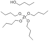 ZIRCONIUM(IV) N-BUTOXIDE N-BUTANOL COMPLEX 구조식 이미지